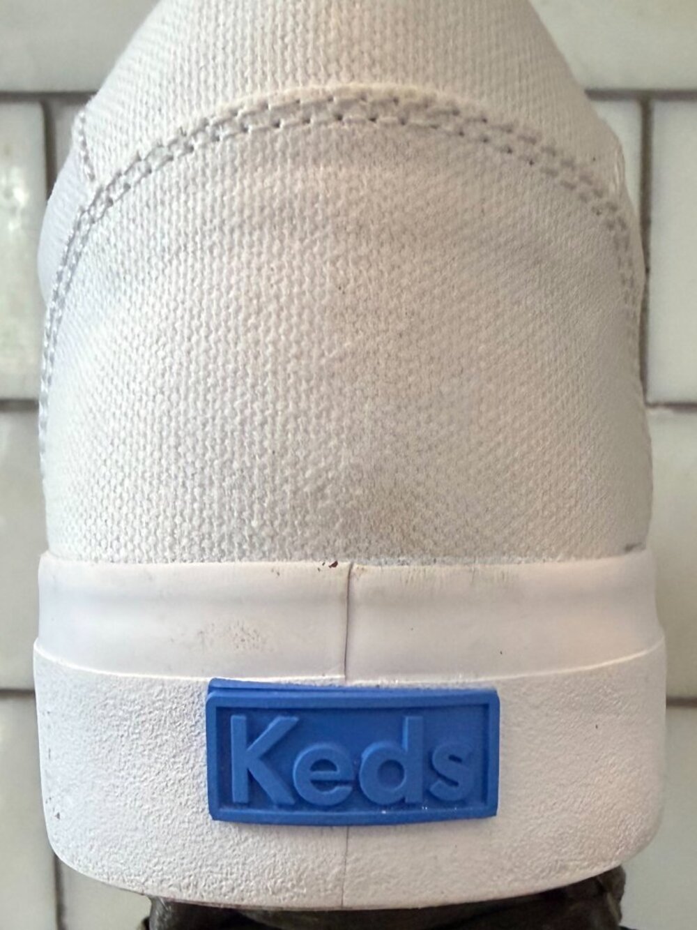 Keds White Pursuit Slip On Canvas Sneakers Women's 7W - Picture 4 of 6
